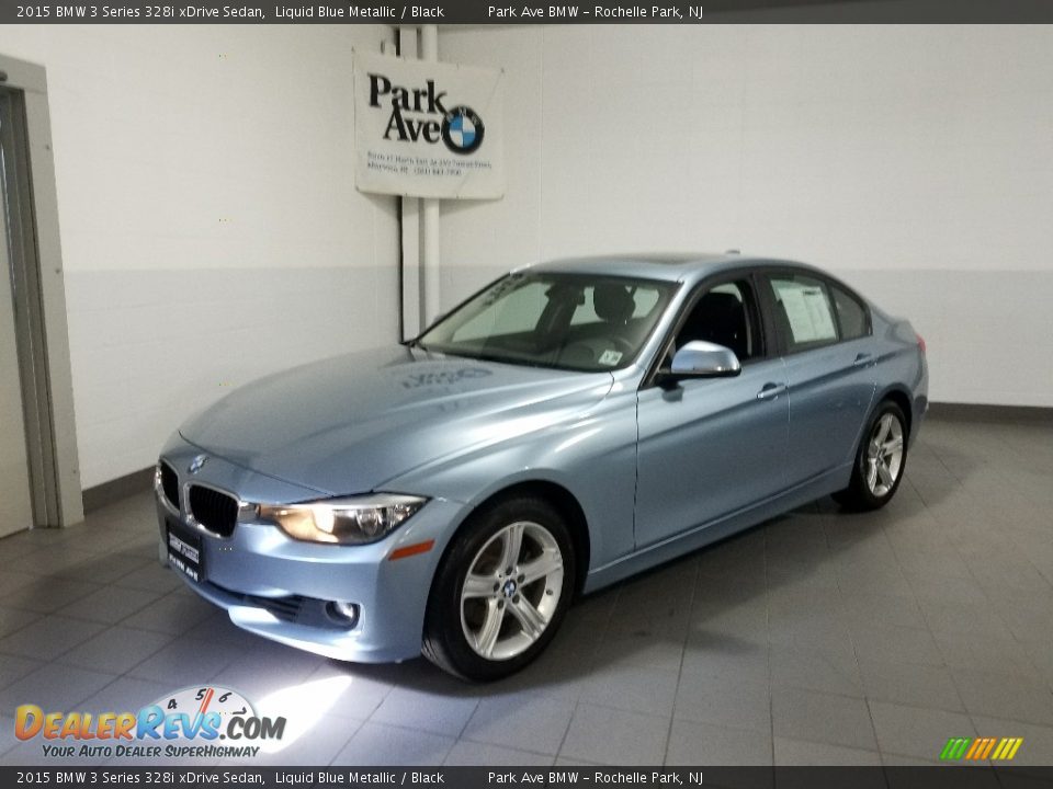 2015 BMW 3 Series 328i xDrive Sedan Liquid Blue Metallic / Black Photo #1