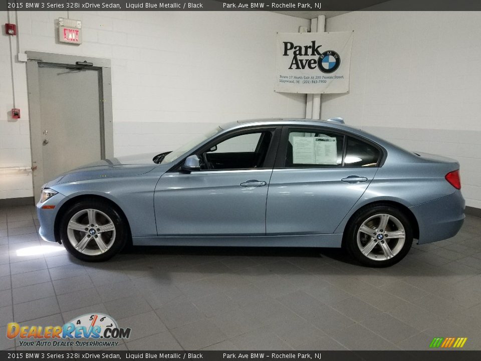 2015 BMW 3 Series 328i xDrive Sedan Liquid Blue Metallic / Black Photo #2