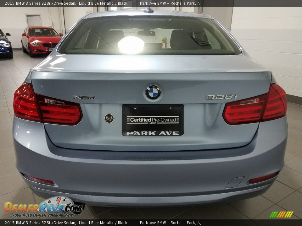 2015 BMW 3 Series 328i xDrive Sedan Liquid Blue Metallic / Black Photo #4