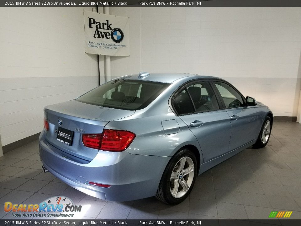 2015 BMW 3 Series 328i xDrive Sedan Liquid Blue Metallic / Black Photo #5