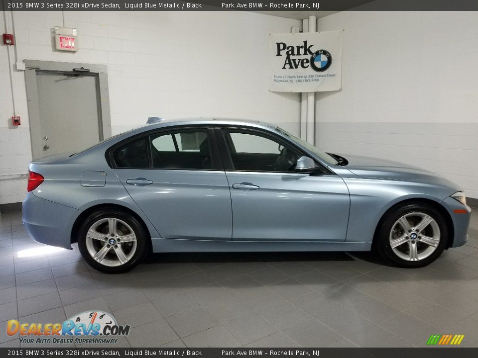 2015 BMW 3 Series 328i xDrive Sedan Liquid Blue Metallic / Black Photo #6
