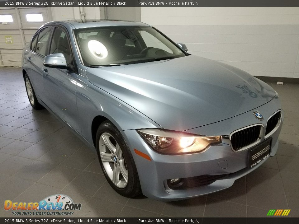 2015 BMW 3 Series 328i xDrive Sedan Liquid Blue Metallic / Black Photo #7