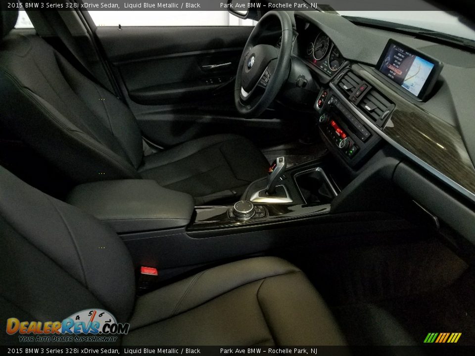 2015 BMW 3 Series 328i xDrive Sedan Liquid Blue Metallic / Black Photo #10