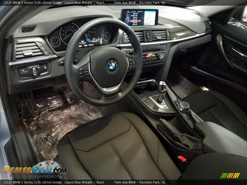2015 BMW 3 Series 328i xDrive Sedan Liquid Blue Metallic / Black Photo #13