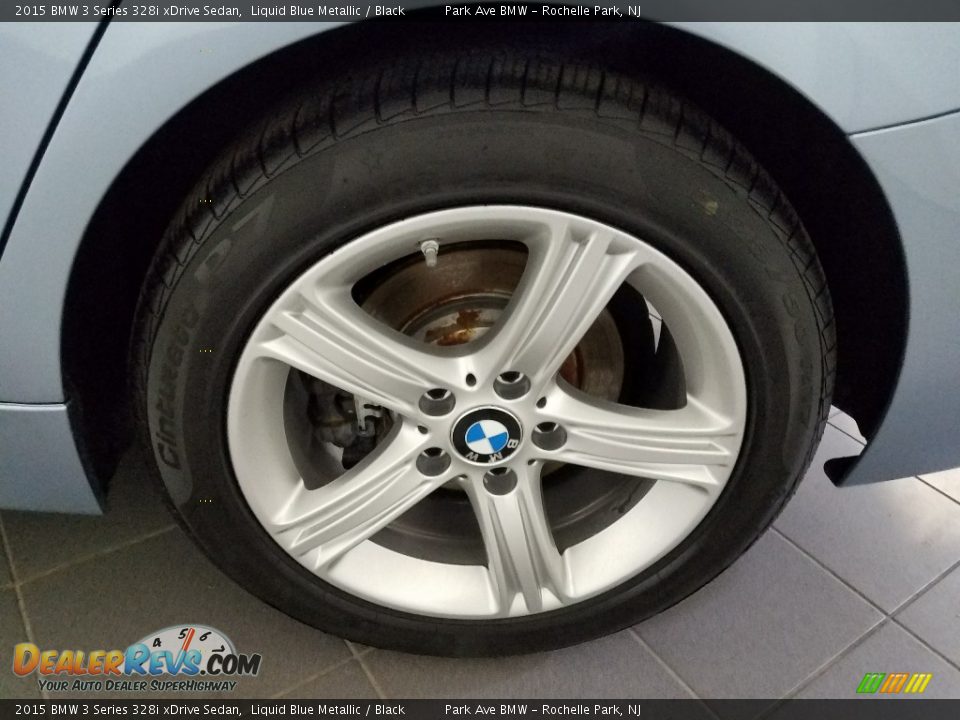 2015 BMW 3 Series 328i xDrive Sedan Liquid Blue Metallic / Black Photo #24