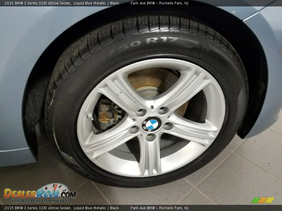 2015 BMW 3 Series 328i xDrive Sedan Liquid Blue Metallic / Black Photo #26