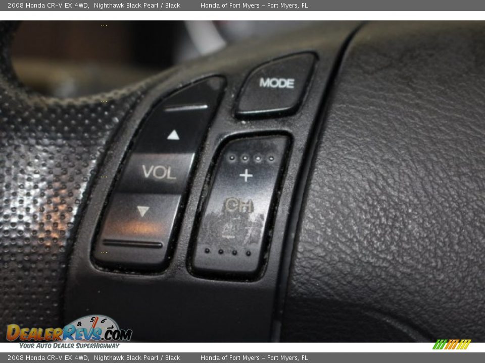 2008 Honda CR-V EX 4WD Nighthawk Black Pearl / Black Photo #20