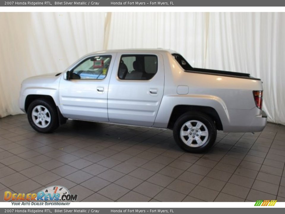 2007 Honda Ridgeline RTL Billet Silver Metallic / Gray Photo #5