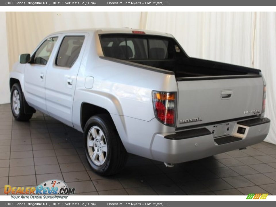 2007 Honda Ridgeline RTL Billet Silver Metallic / Gray Photo #7