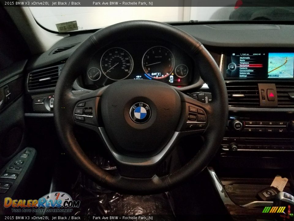 2015 BMW X3 xDrive28i Jet Black / Black Photo #21