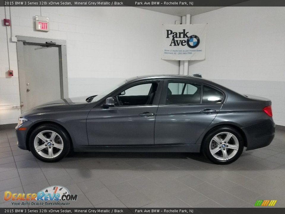 2015 BMW 3 Series 328i xDrive Sedan Mineral Grey Metallic / Black Photo #2