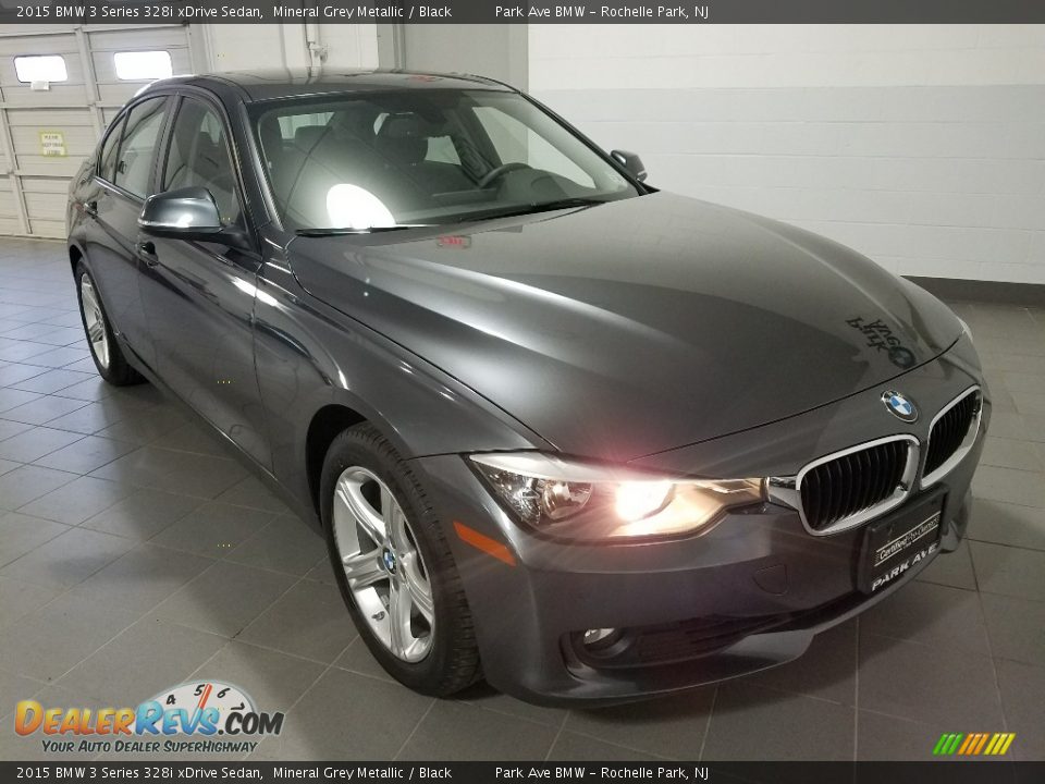 2015 BMW 3 Series 328i xDrive Sedan Mineral Grey Metallic / Black Photo #7