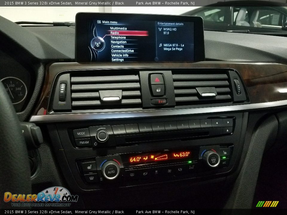 2015 BMW 3 Series 328i xDrive Sedan Mineral Grey Metallic / Black Photo #15