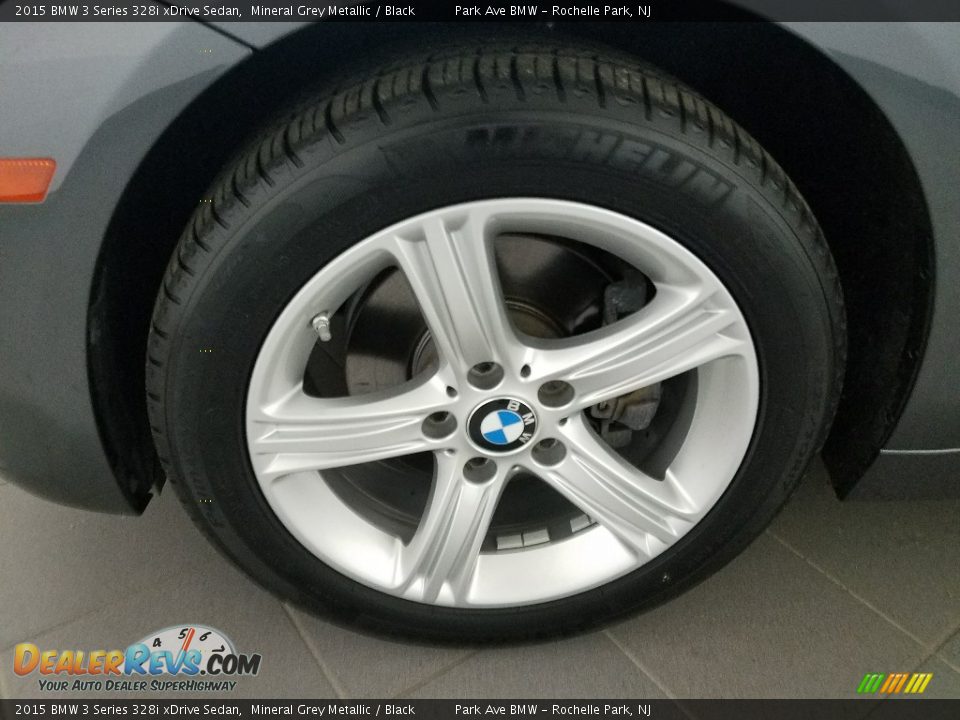 2015 BMW 3 Series 328i xDrive Sedan Mineral Grey Metallic / Black Photo #25