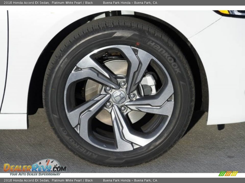 2018 Honda Accord EX Sedan Platinum White Pearl / Black Photo #14
