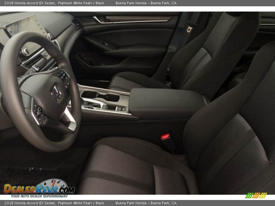 2018 Honda Accord EX Sedan Platinum White Pearl / Black Photo #21