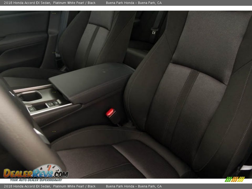2018 Honda Accord EX Sedan Platinum White Pearl / Black Photo #28