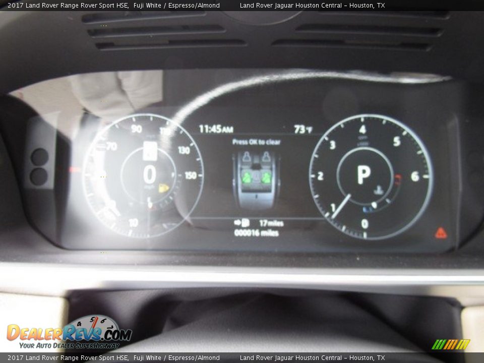 2017 Land Rover Range Rover Sport HSE Fuji White / Espresso/Almond Photo #30