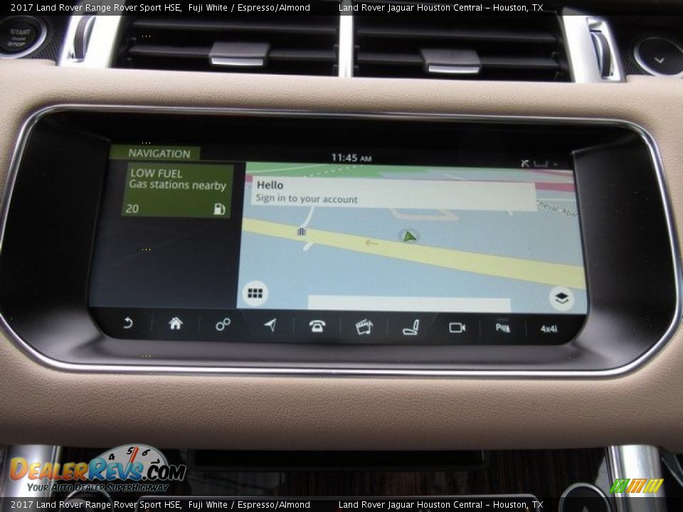 2017 Land Rover Range Rover Sport HSE Fuji White / Espresso/Almond Photo #32