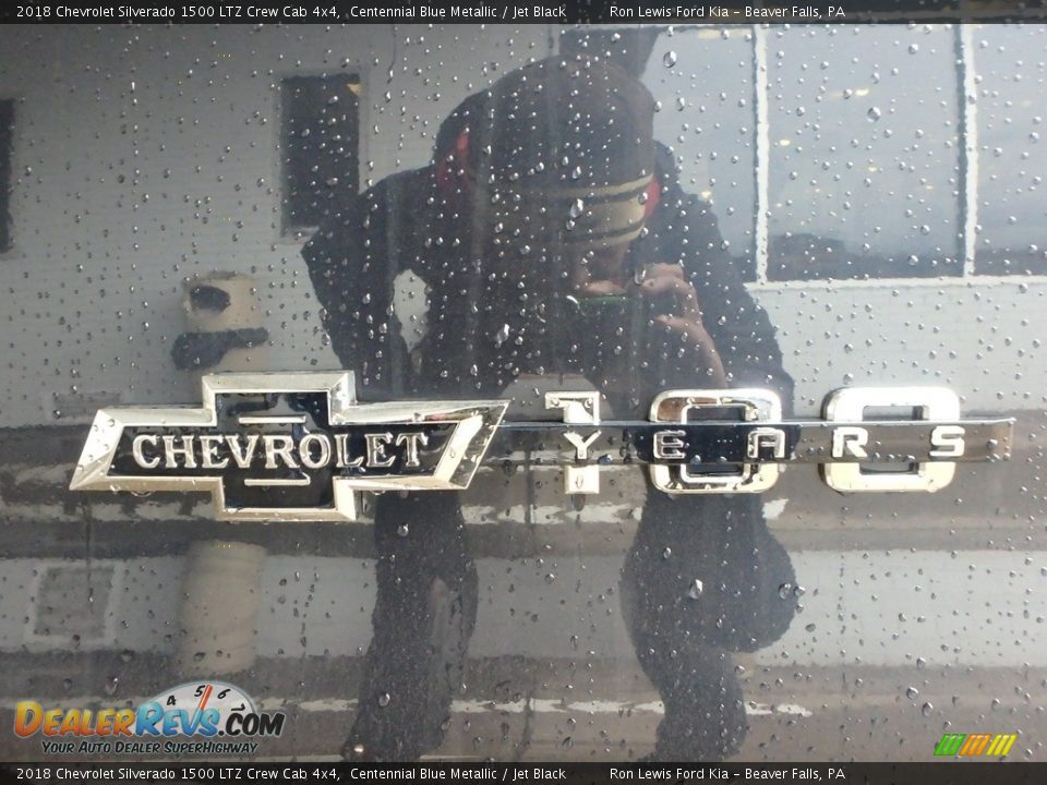 2018 Chevrolet Silverado 1500 LTZ Crew Cab 4x4 Centennial Blue Metallic / Jet Black Photo #2