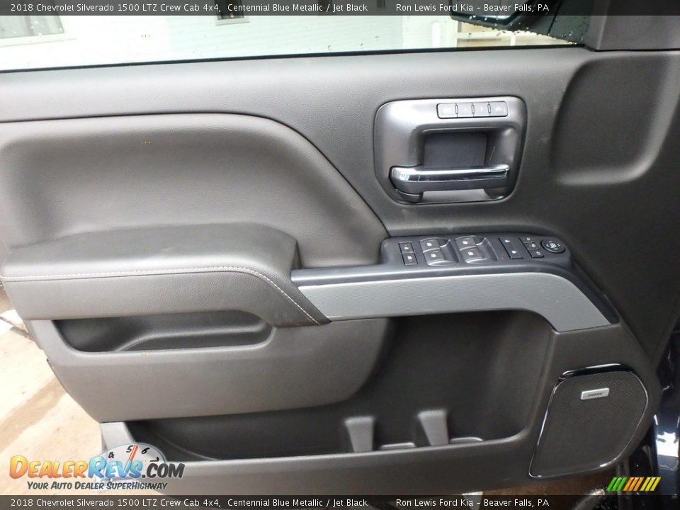 2018 Chevrolet Silverado 1500 LTZ Crew Cab 4x4 Centennial Blue Metallic / Jet Black Photo #14