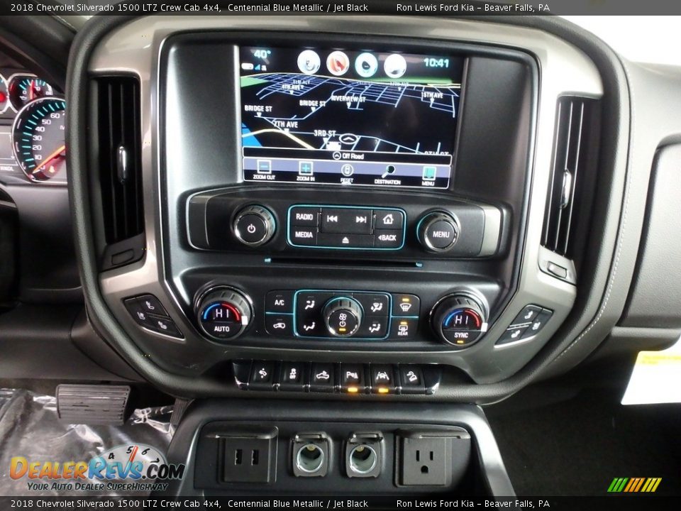 2018 Chevrolet Silverado 1500 LTZ Crew Cab 4x4 Centennial Blue Metallic / Jet Black Photo #20