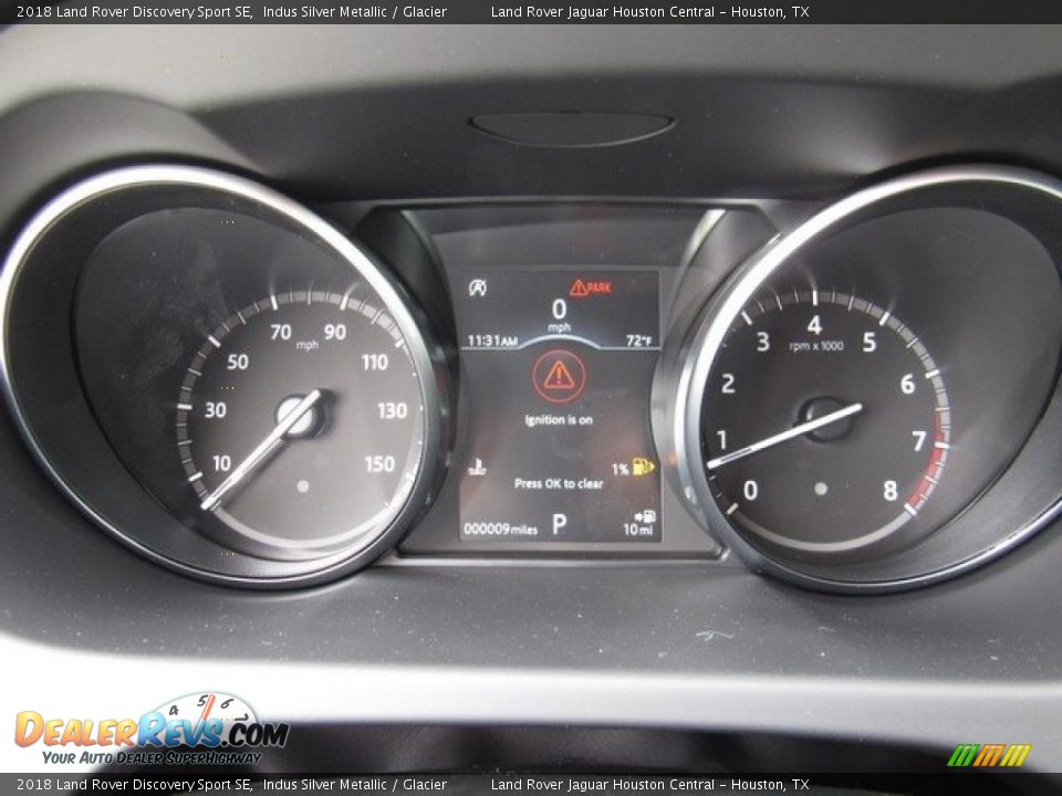 2018 Land Rover Discovery Sport SE Indus Silver Metallic / Glacier Photo #30