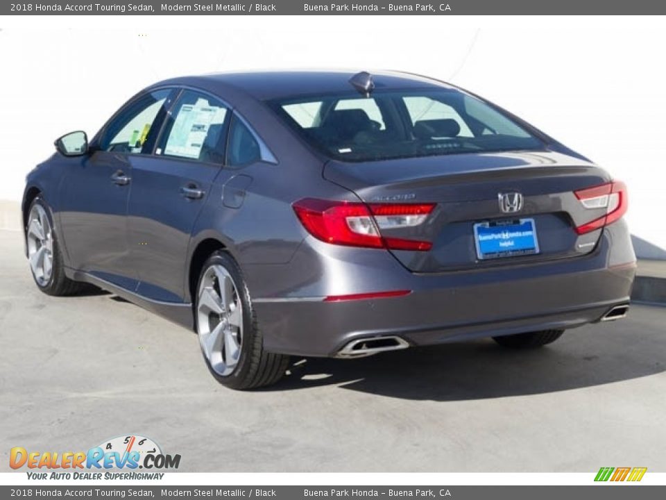 2018 Honda Accord Touring Sedan Modern Steel Metallic / Black Photo #2