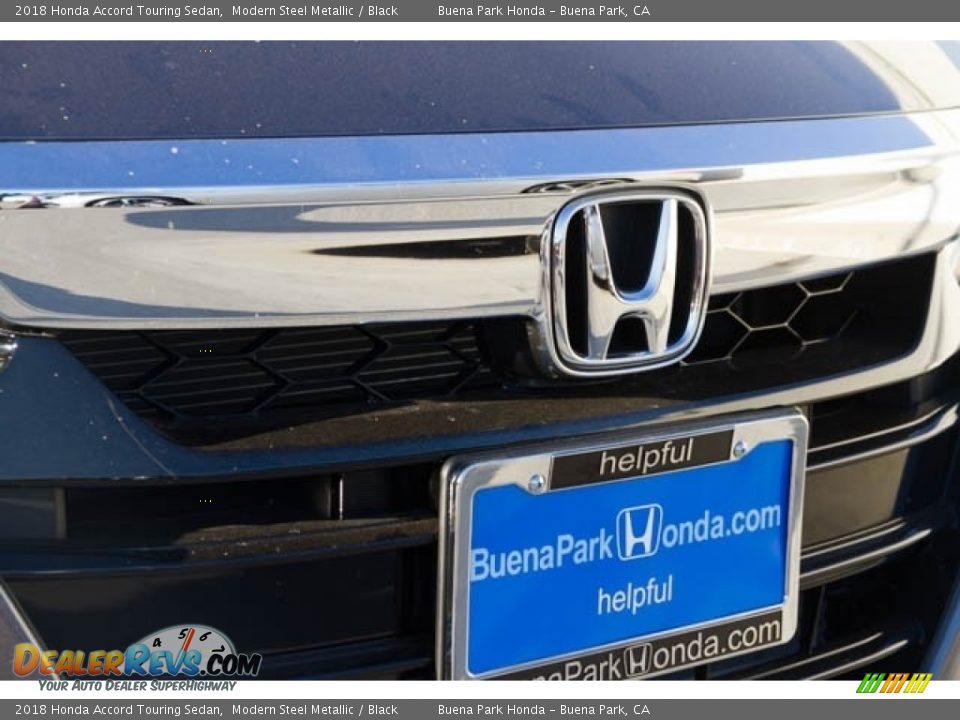 2018 Honda Accord Touring Sedan Modern Steel Metallic / Black Photo #4