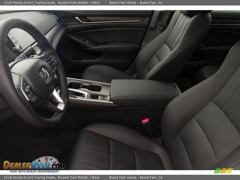 2018 Honda Accord Touring Sedan Modern Steel Metallic / Black Photo #16