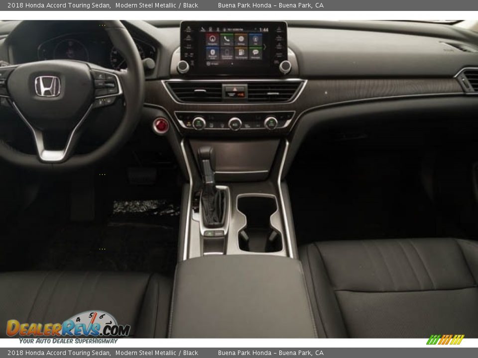 2018 Honda Accord Touring Sedan Modern Steel Metallic / Black Photo #18