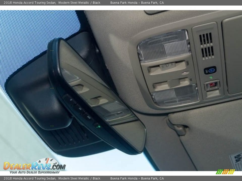 2018 Honda Accord Touring Sedan Modern Steel Metallic / Black Photo #29