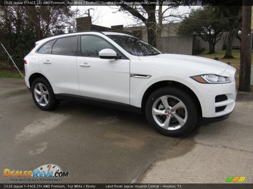 2018 Jaguar F-PACE 25t AWD Premium Fuji White / Ebony Photo #1