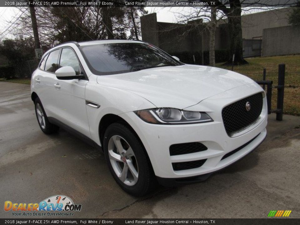 2018 Jaguar F-PACE 25t AWD Premium Fuji White / Ebony Photo #2