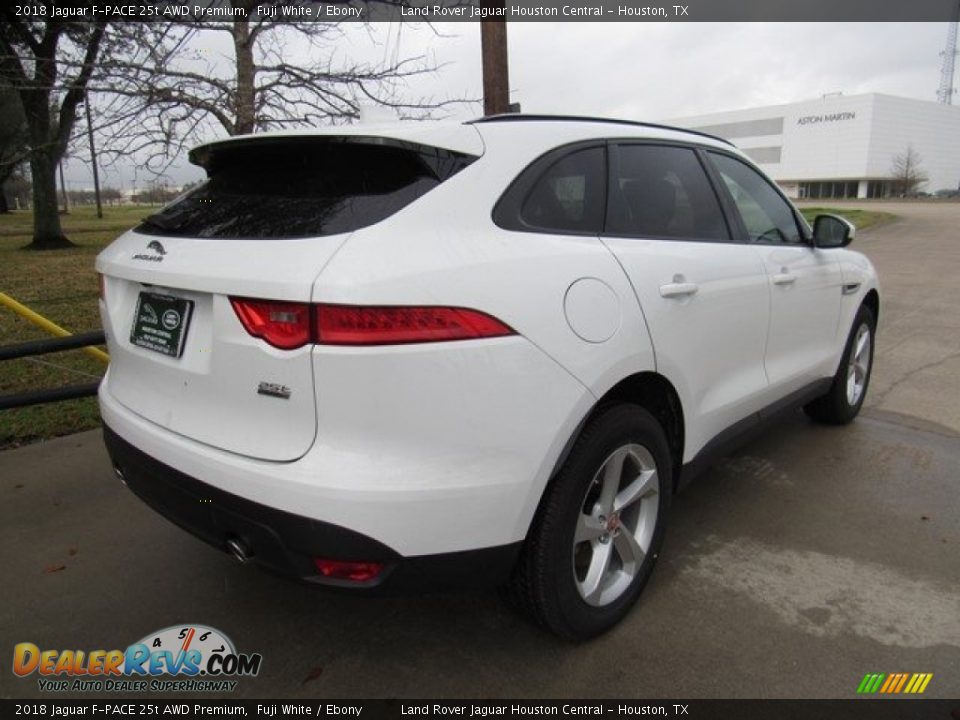 2018 Jaguar F-PACE 25t AWD Premium Fuji White / Ebony Photo #7