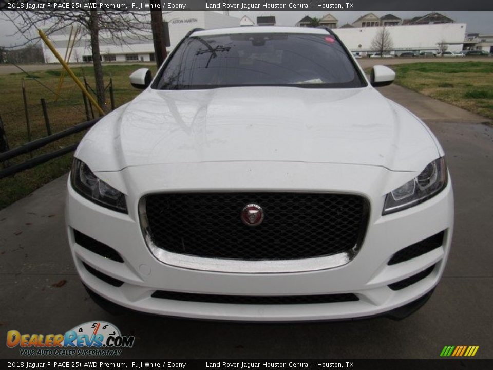 2018 Jaguar F-PACE 25t AWD Premium Fuji White / Ebony Photo #9