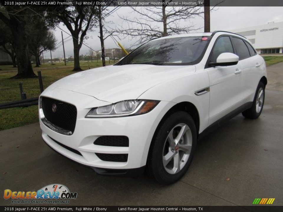 2018 Jaguar F-PACE 25t AWD Premium Fuji White / Ebony Photo #10