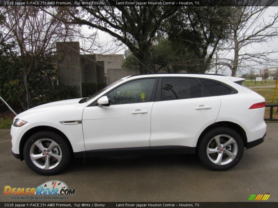 2018 Jaguar F-PACE 25t AWD Premium Fuji White / Ebony Photo #11