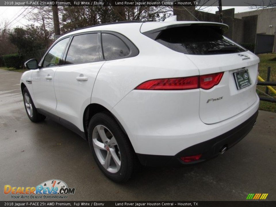 2018 Jaguar F-PACE 25t AWD Premium Fuji White / Ebony Photo #12