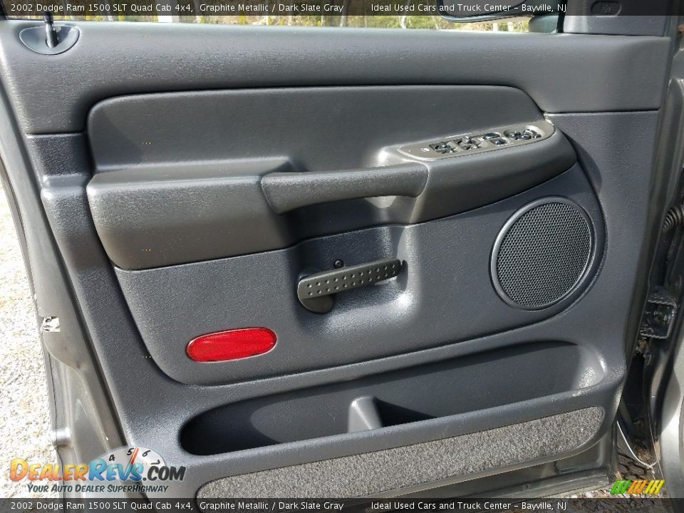 2002 Dodge Ram 1500 SLT Quad Cab 4x4 Graphite Metallic / Dark Slate Gray Photo #12