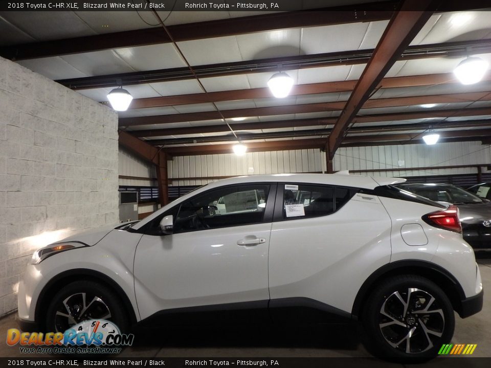 2018 Toyota C-HR XLE Blizzard White Pearl / Black Photo #3