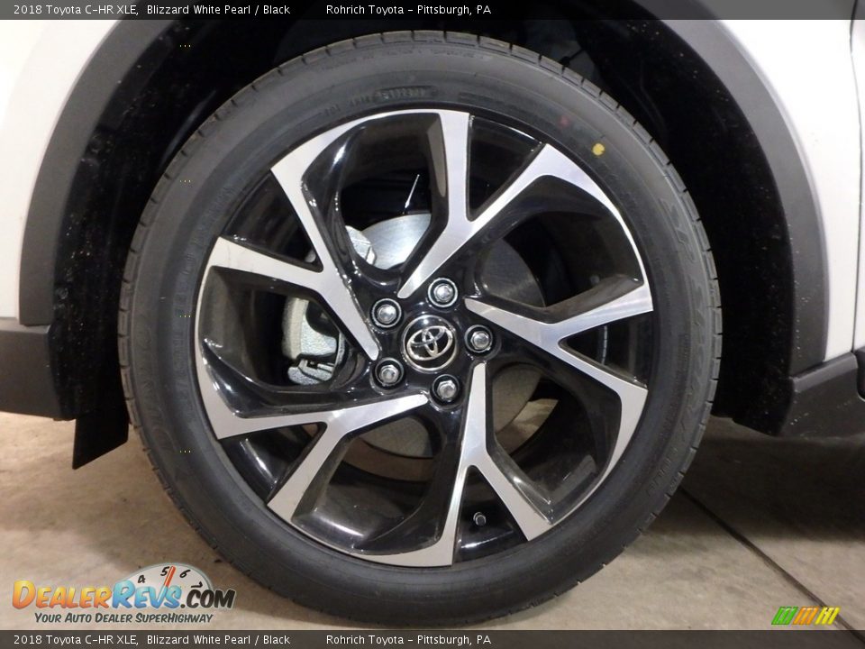 2018 Toyota C-HR XLE Blizzard White Pearl / Black Photo #5