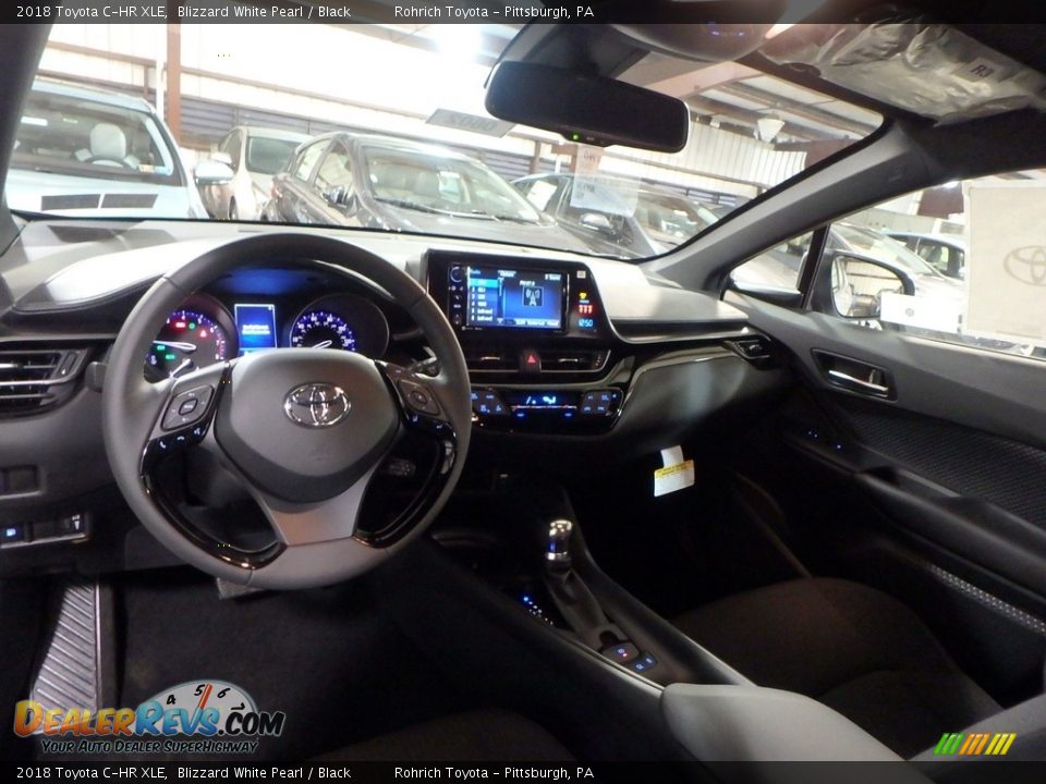 2018 Toyota C-HR XLE Blizzard White Pearl / Black Photo #8