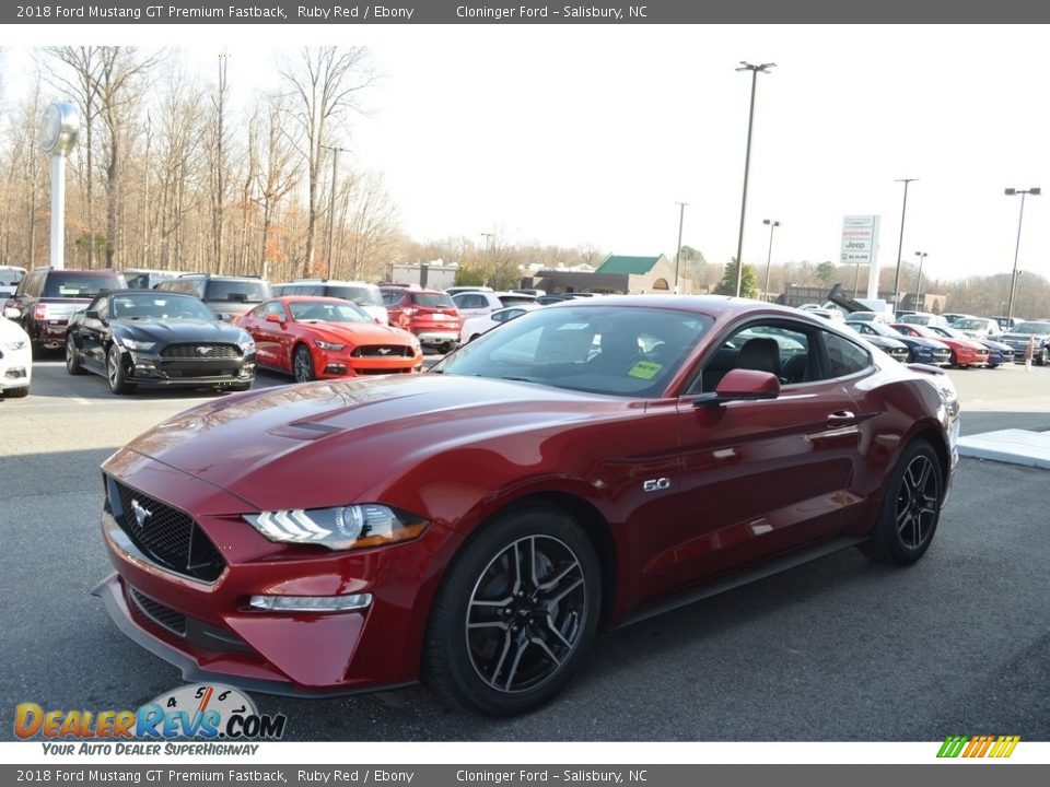 2018 Ford Mustang GT Premium Fastback Ruby Red / Ebony Photo #3