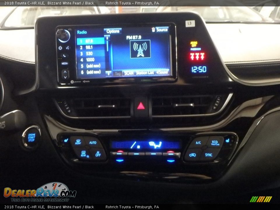 2018 Toyota C-HR XLE Blizzard White Pearl / Black Photo #11