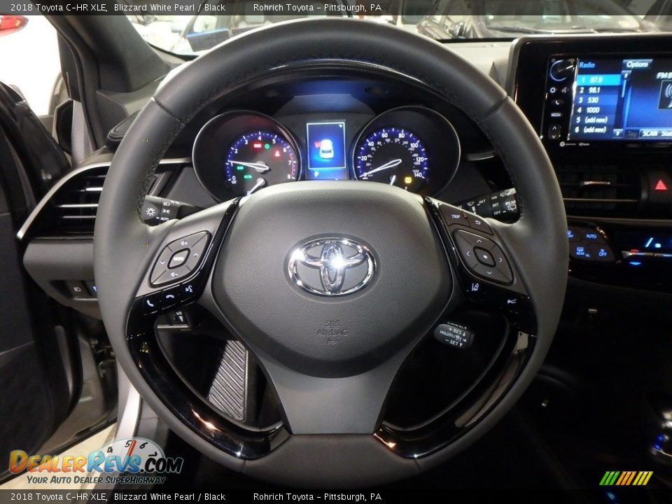 2018 Toyota C-HR XLE Blizzard White Pearl / Black Photo #14
