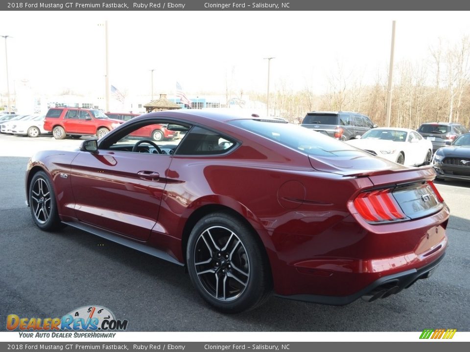 2018 Ford Mustang GT Premium Fastback Ruby Red / Ebony Photo #19