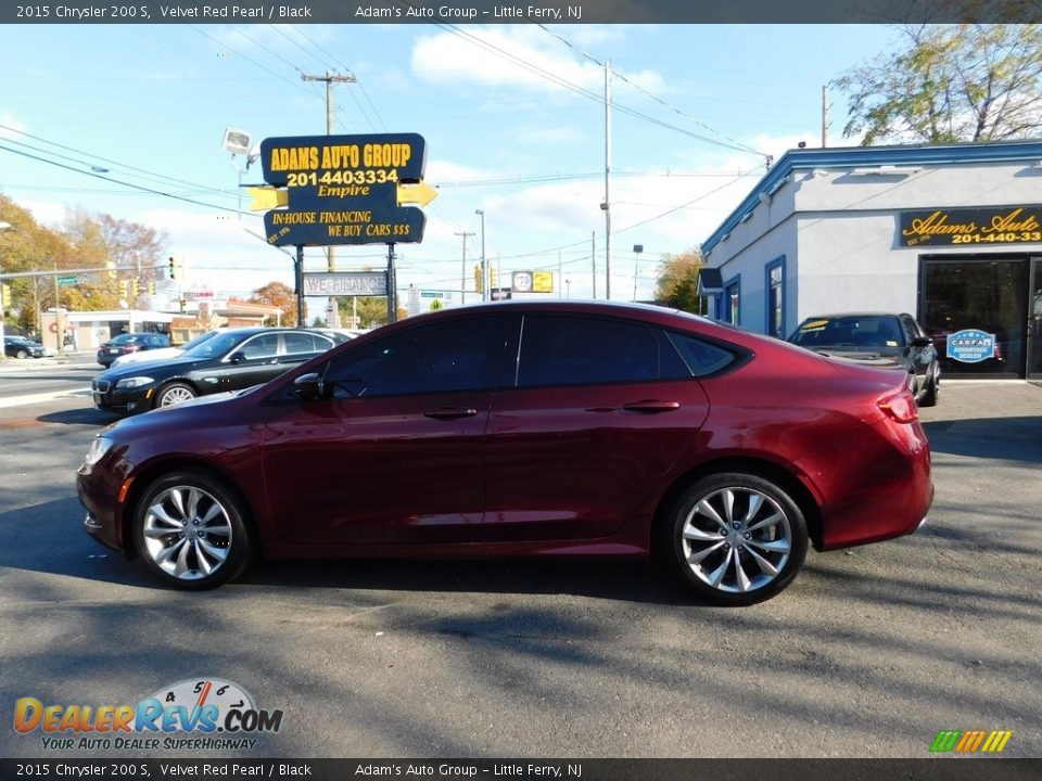 2015 Chrysler 200 S Velvet Red Pearl / Black Photo #8