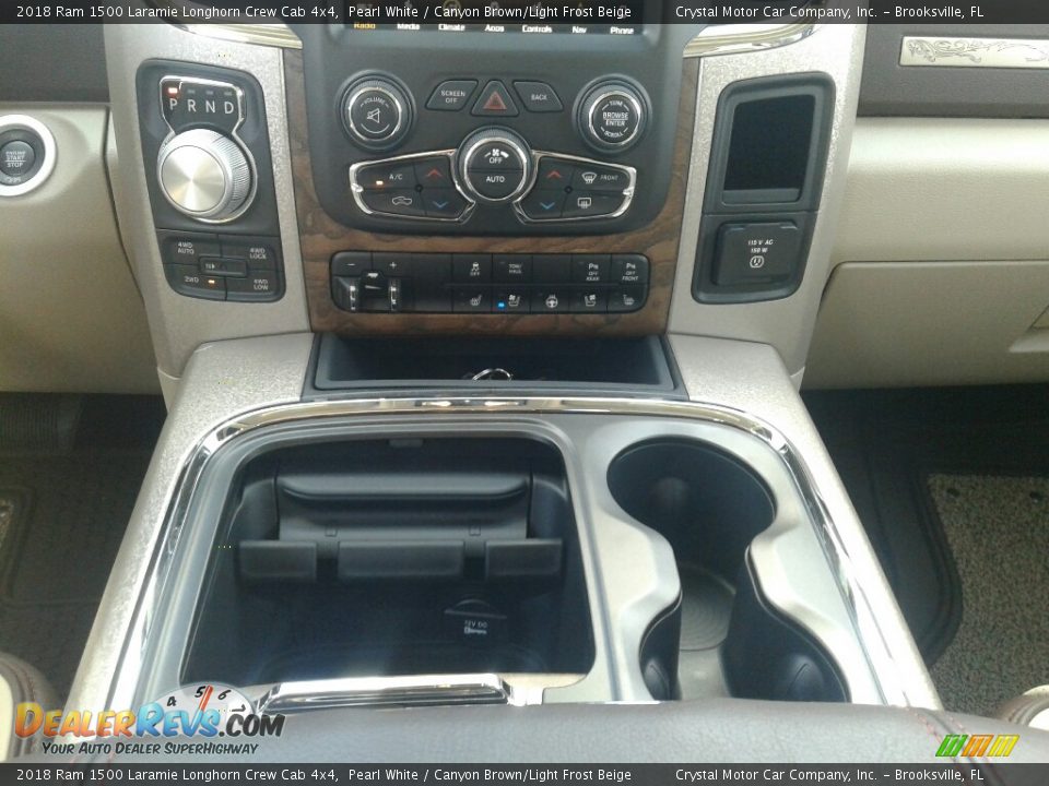 Controls of 2018 Ram 1500 Laramie Longhorn Crew Cab 4x4 Photo #16