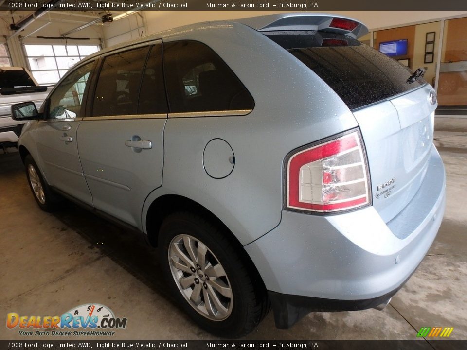 2008 Ford Edge Limited AWD Light Ice Blue Metallic / Charcoal Photo #4